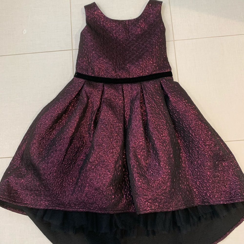 Purple shimmery Zunie dress
